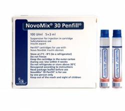 NovoMix 30 Penfill 100 iu (5 cartridges)
