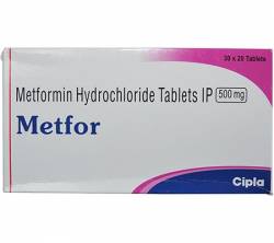 Metfor 500 mg (20 pills)