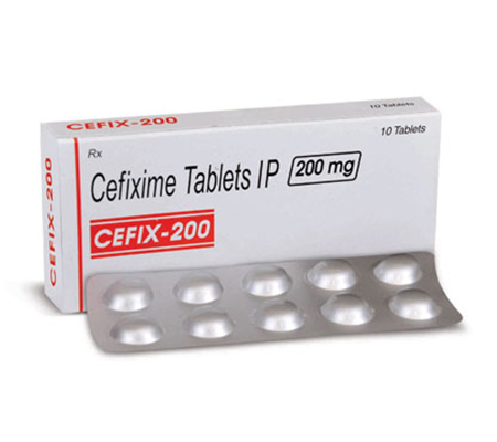 Cefix 200 mg (10 pills)