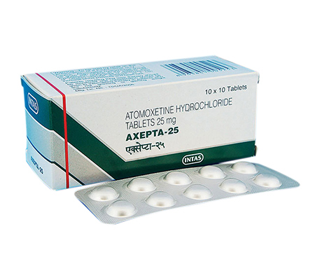Axepta 25 mg (10 pills)
