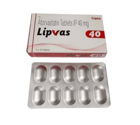 Lipvas 40 mg (10 pills)