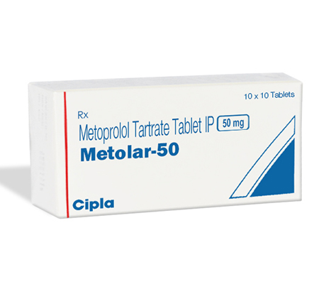 Metolar 50 mg (10 pills)