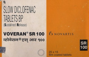 Voveran SR 100 mg (10 pills)