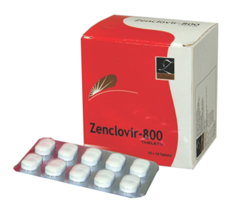 Zenclovir 800 mg (10 pills)