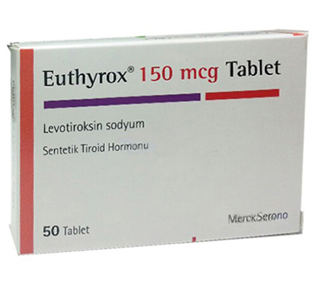 Euthyrox (T4) 150 mcg (50 pills)