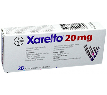 Xarelto 20 mg (28 pills)